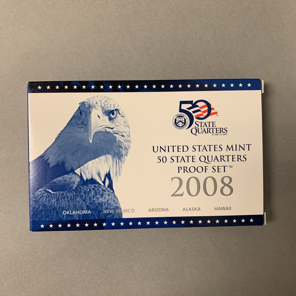 2008 US Mint State Quarters Proof Set