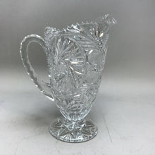 Load image into Gallery viewer, Vintage American Brilliant Footed Pitcher (9&quot;)
