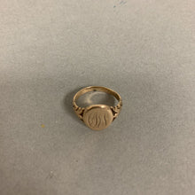 Load image into Gallery viewer, 14K Gold Monogram Ring sz 3.5 (2.7g)
