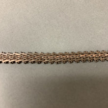 Load image into Gallery viewer, Sterling Woven Chevron Bracelet (7.5&quot;)
