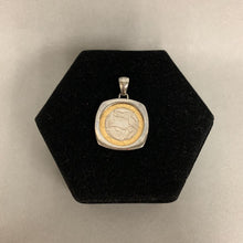 Load image into Gallery viewer, Italian 1000 Lira Coin Sterling Silver Pendant
