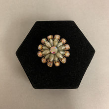 Load image into Gallery viewer, Vintage Aurora Borealis Faux Pearl Starburst Pin
