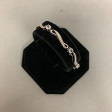 Load image into Gallery viewer, Sterling White Topaz 7.25&quot; Bracelet
