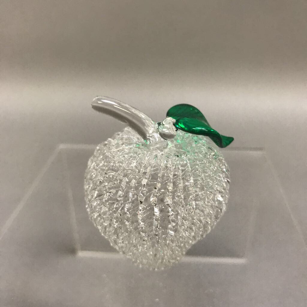 Blown Art Glass Apple (2