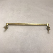 Load image into Gallery viewer, Vintage Brass Towel Bar with Clamps (14&quot;)
