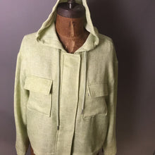 Load image into Gallery viewer, Avec Les Filles Sage Green Jacket w Hood NWT As Is (Sz L)
