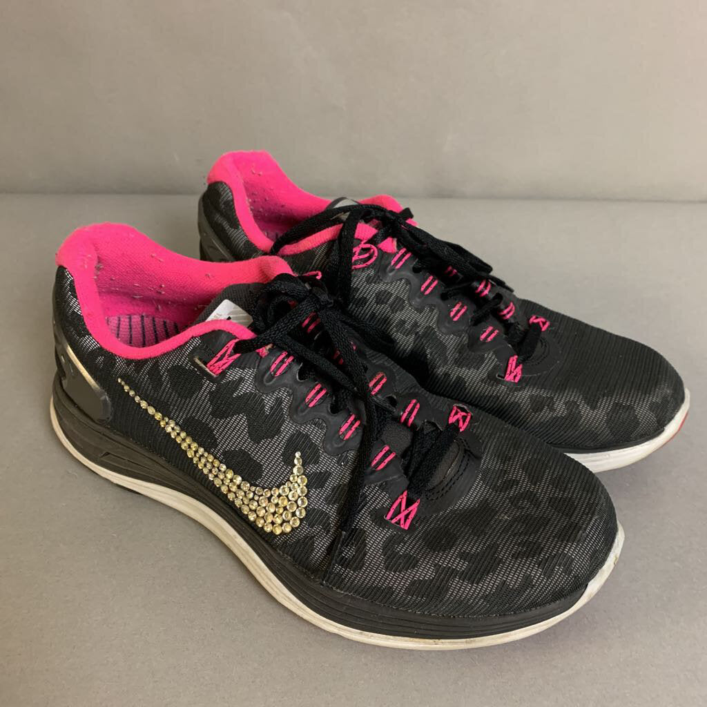 Nike Cheetah Print Sneakers w/ Rhinestone Embellishment sz 8.5 (As-Is)