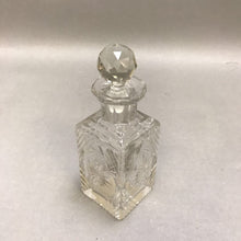 Load image into Gallery viewer, Vintage Cut Glass Perfume Bottle As Is (5.5&quot;)
