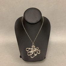 Load image into Gallery viewer, Mooncalf Handmade Antiqued Silvertone Octopus Necklace
