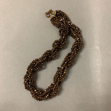 Load image into Gallery viewer, Vintage Bronze Layered Beaded Twist Necklace (17&quot;)
