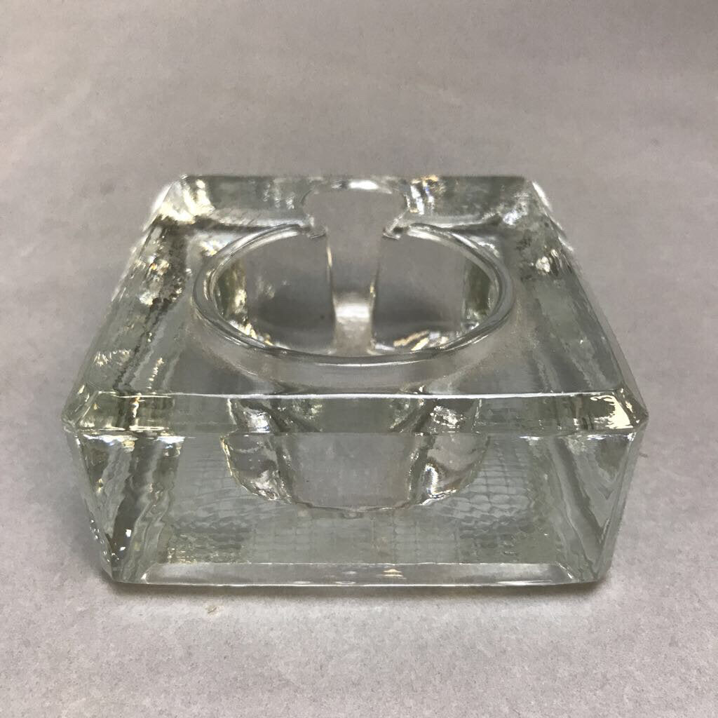 Vintage BKH Co. Glass Inkwell Paperweight (1.5x3)