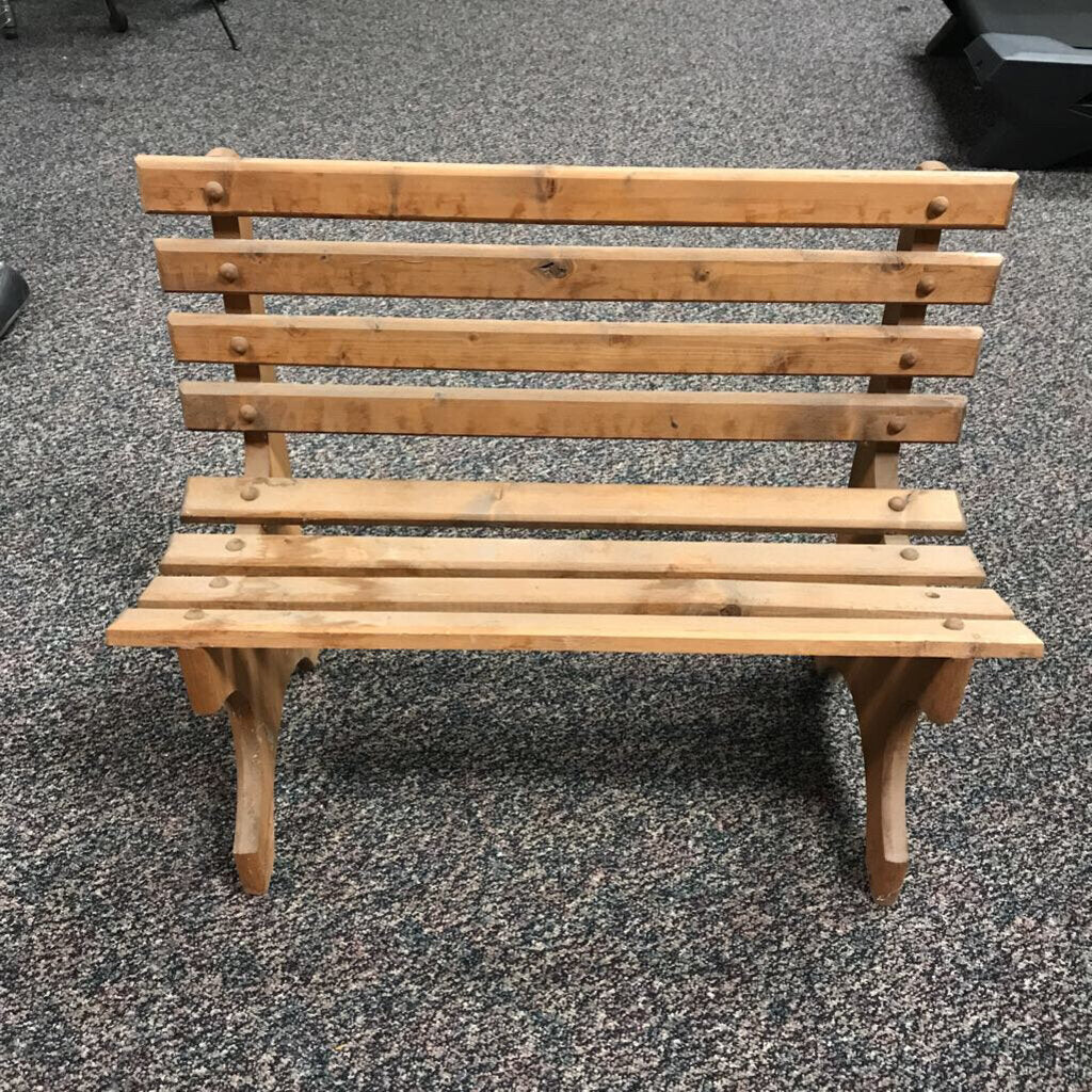 Compact discount garden bench