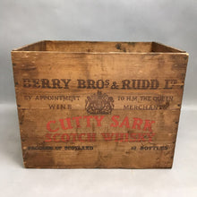 Load image into Gallery viewer, Vintage Cutty Shark Whisky Wooden Box Holiday Package (13x16x13)
