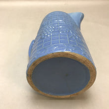 Load image into Gallery viewer, Uhl Pottery Small Size Blue Grape And Trellis Pitcher (8&quot;)
