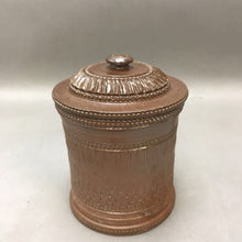 Load image into Gallery viewer, Vintage Clay Pottery Lidded Salt Glazed Tobacco Jar (6.5&quot;)
