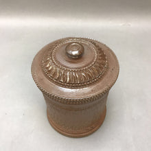 Load image into Gallery viewer, Vintage Clay Pottery Lidded Salt Glazed Tobacco Jar (6.5&quot;)
