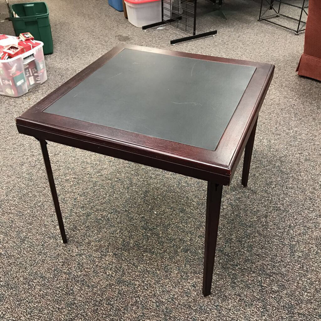 Wood Folding Card Table (30x32x32) – Main Street Estate Sales