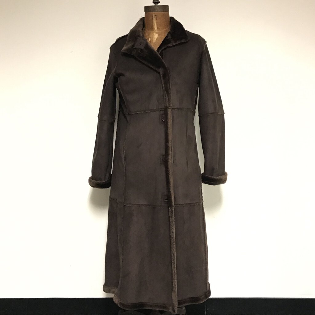 Centigrade Ladies Brown Suede Coat (Size XS)