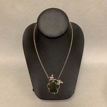 Load image into Gallery viewer, Sterling Bloodstone Necklace (17&quot;)
