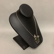 Load image into Gallery viewer, Sterling Bloodstone Necklace (17&quot;)
