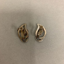 Load image into Gallery viewer, Sterling Abalone Leaf Screw Back Earrings
