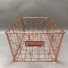 Load image into Gallery viewer, Copper Wire Storage Basket (10&quot;x15&quot;x7&quot;)
