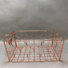 Load image into Gallery viewer, Copper Wire Storage Basket (10&quot;x15&quot;x7&quot;)
