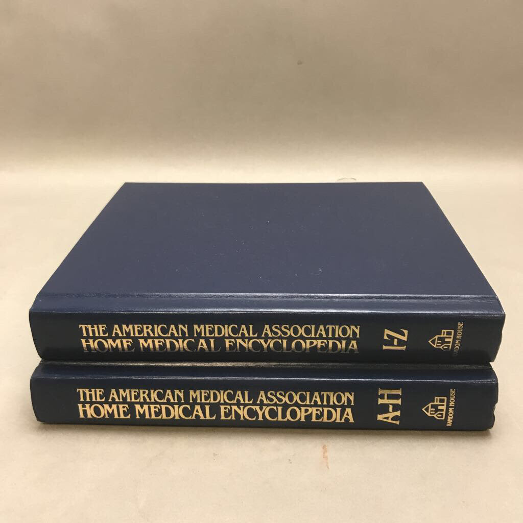 American Medical Assoc. Home Medical Encyclopedia (2 Books)