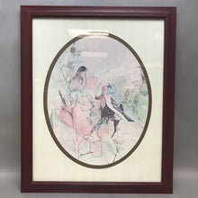Load image into Gallery viewer, Framed Barbara Waldon Watercolor Bird Print (22x18)
