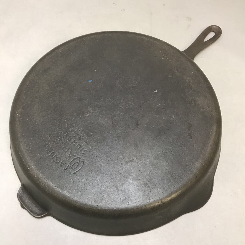 Antique Vintage Sidney Wagner Ware #3 Cast Iron Skillet Pan