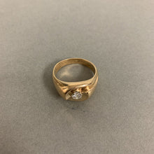 Load image into Gallery viewer, 14K Gold Diamond Ring sz 11 (9.6g)
