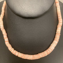 Load image into Gallery viewer, Shell Graduated Heishi Bead Necklace (14&quot;)
