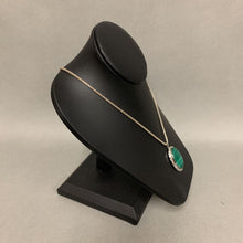 Load image into Gallery viewer, Sterling Malachite Pendant on 18&quot; Chain
