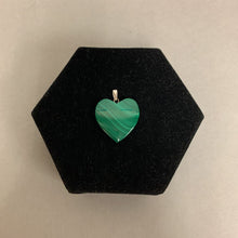 Load image into Gallery viewer, Malachite Heart Pendant
