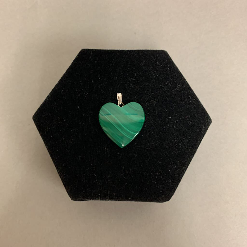 Malachite Heart Pendant