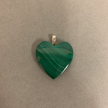 Load image into Gallery viewer, Malachite Heart Pendant
