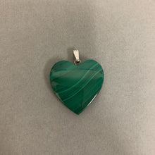 Load image into Gallery viewer, Malachite Heart Pendant
