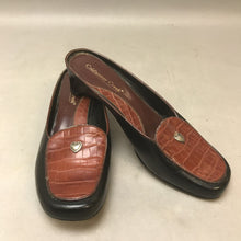 Load image into Gallery viewer, Coldwater Creek Black &amp; Brown Leather Slip On Shoes (Sz8.5M)
