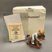 Load image into Gallery viewer, Vintage 2005 Goebel Studio Hummel Rocked to Sleep Figurine (4&quot;)
