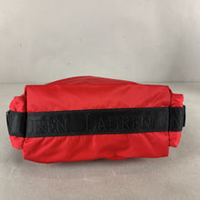 Load image into Gallery viewer, Ralph Lauren Red Nylon Hobo Shoulder Bag Purse (7x11x5&quot;)
