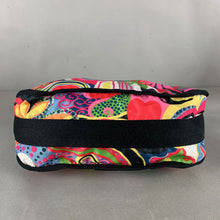 Load image into Gallery viewer, LeSportsac Neon Psychedellic Floral Nylon Shoulder Bag Purse (9x12x5&quot;)
