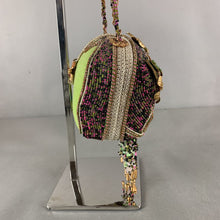 Load image into Gallery viewer, Mary Frances Beaded &amp; Embellished Flamingo Purse (5x6x4&quot;)
