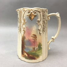 Load image into Gallery viewer, Antique Pitcher with Gold Accents &amp; Scene (6&quot;)
