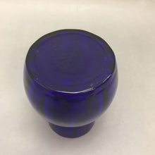 Load image into Gallery viewer, Vintage Cobalt Blue Glass Bulb Vase (4.5&quot;)
