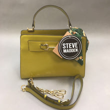 Load image into Gallery viewer, Steve Madden Bromina Mustard Yellow w Removeable Shoulder Strap Purse NWT (11x9x4&quot;)
