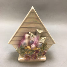 Load image into Gallery viewer, Vintage Lusterware Birds Wall Pocket (6x5x3)
