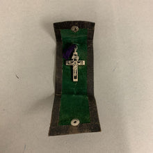 Load image into Gallery viewer, Vintage Crucifix Pendant in Leather Case (1.75&quot;)
