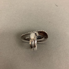 Load image into Gallery viewer, Silver Plated Zebra Calcite Ring sz 4/Adjustable
