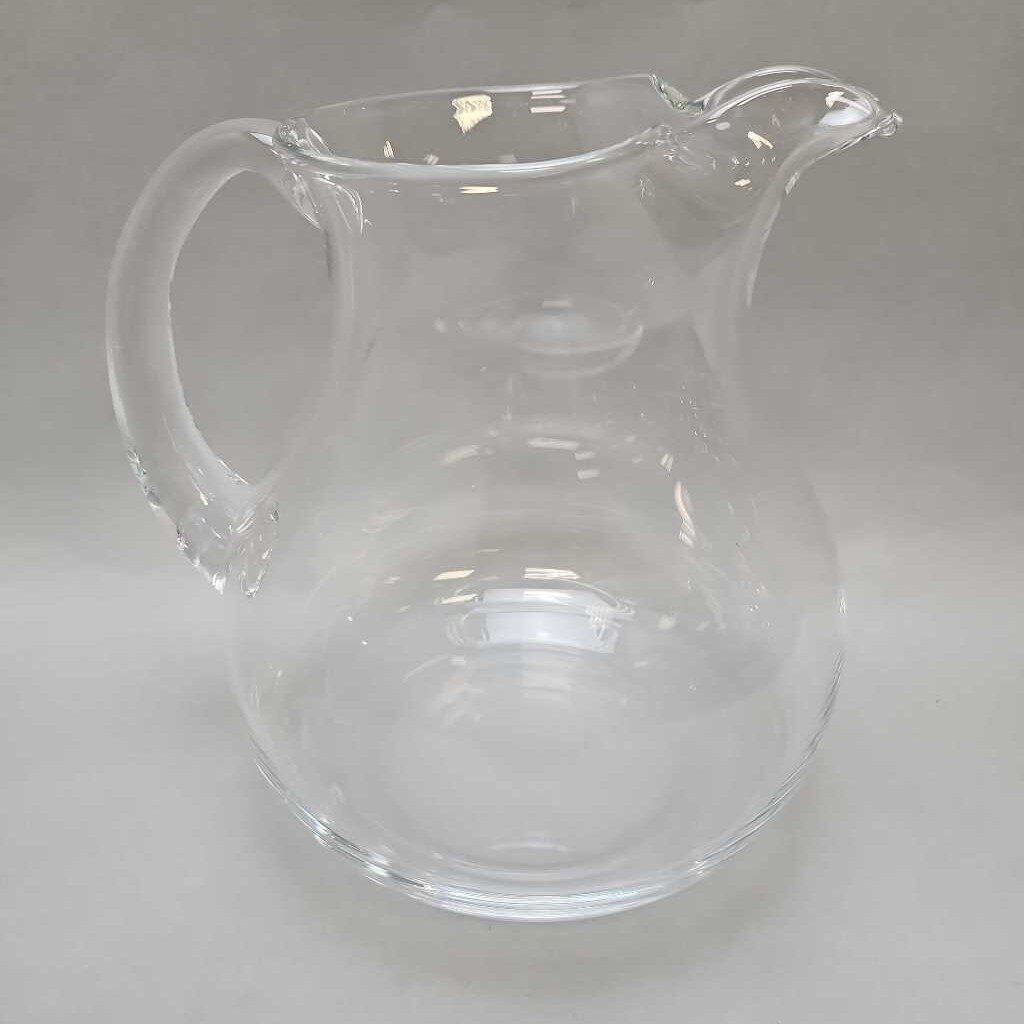 Clear Glass Pitcher (8
