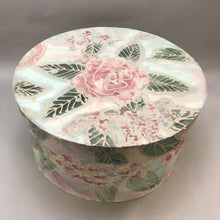 Load image into Gallery viewer, Vintage Green Floral Hat Box (9x18)
